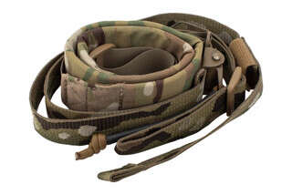 Viking Tactics VTAC PES Ultra Light Sling with Metal adjustment Buckle features two point orientation and multicam color